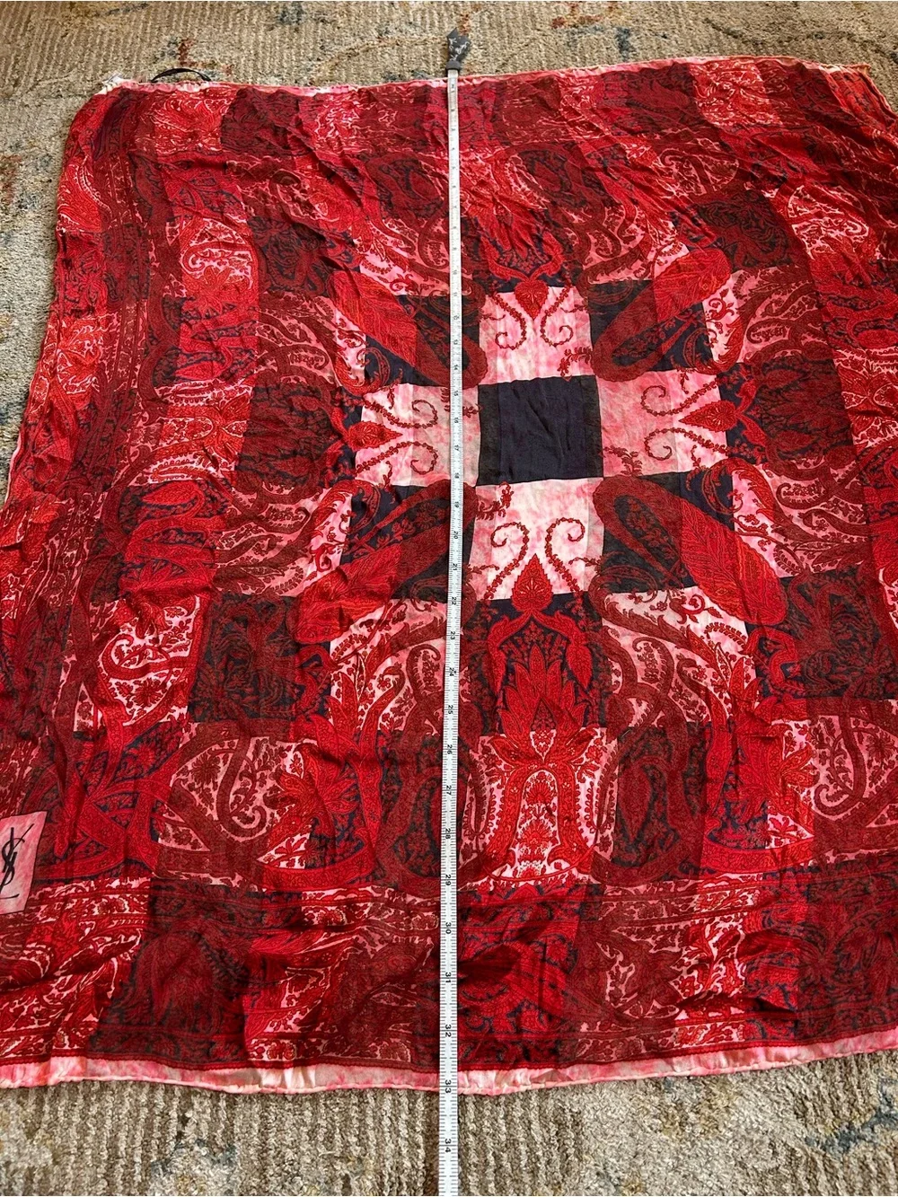 Yves Saint Laurent square silk